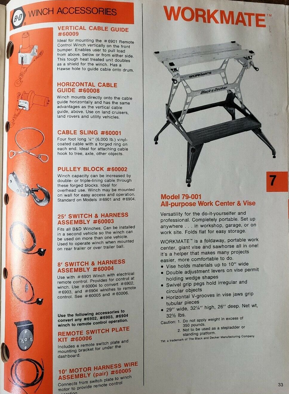 Black & Decker Workmate 79-001 Mitremate 79-012 Saw and Mitre Guide -  H-FRAME