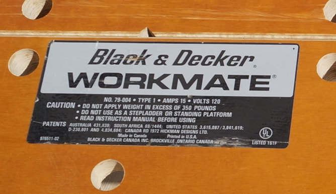 Black & Decker Workmate 79-004 - H-FRAME