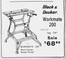 Transitional Design Online Auctions - BLACK & DECKER Workmate 200