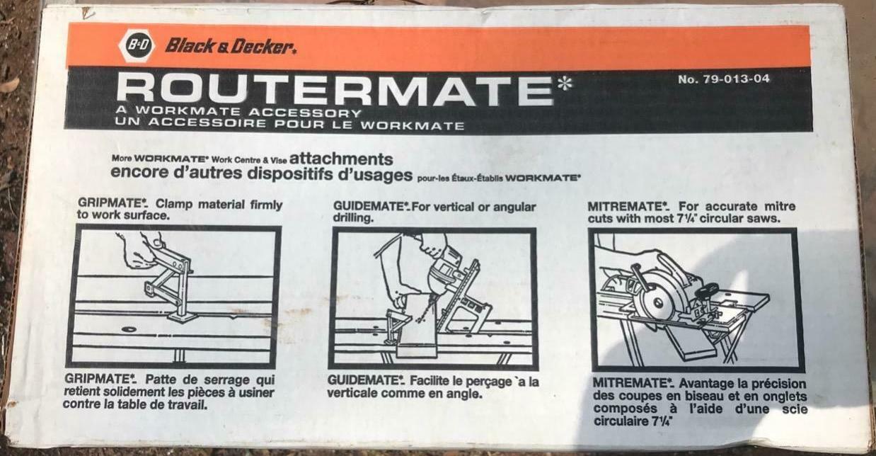 BLACK & DECKER Mitremate 79-016 Workmate Accessory Owner's Manual English