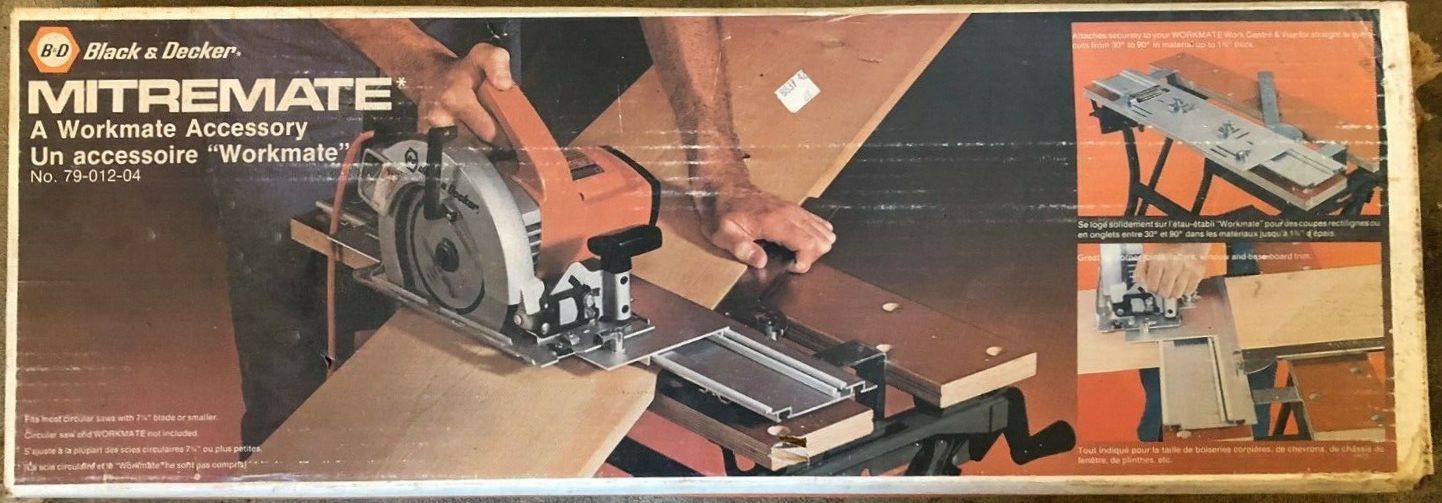 Black & Decker Workmate 79-001 Mitremate 79-012 Saw and Mitre Guide -  H-FRAME