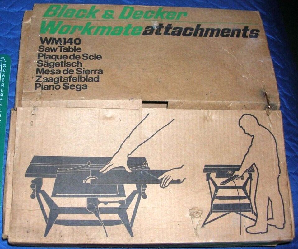 vastleggen kosten Om te mediteren Black & Decker Workmate Saw Table WM140 - H-FRAME